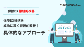 保険DX推進を成功に導く継続的改善｜具体的なアプローチのイメージ