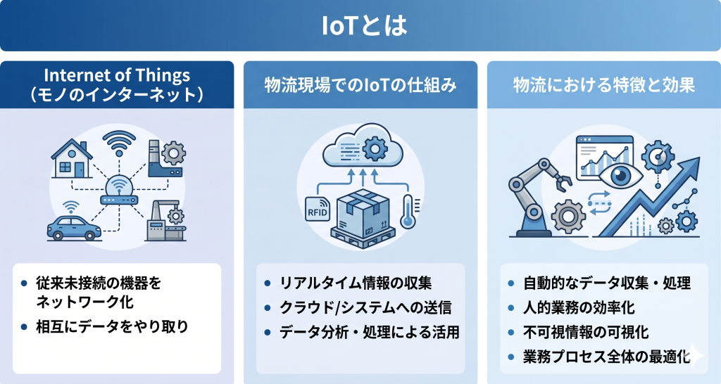 IoTとはを表しているイメージ