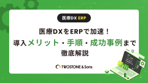 医療DXをERPで加速！導入メリット・手順・成功事例まで徹底解説のイメージ