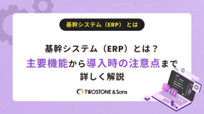 基幹システム（ERP）とは？主要機能から導入時の注意点まで詳しく解説のイメージ