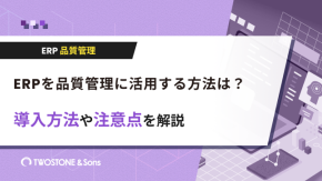 ERPを品質管理に活用する方法は？導入方法や注意点を解説のイメージ