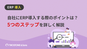 自社にERP導入する際のポイントは？5つのステップを詳しく解説のイメージ