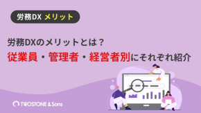 労務DXのメリットとは？従業員・管理者・経営者別にそれぞれ紹介のイメージ
