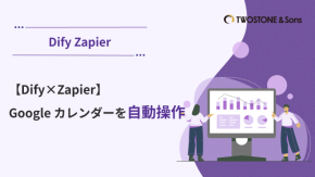 【Dify×Zapier】Google カレンダーを自動操作のイメージ