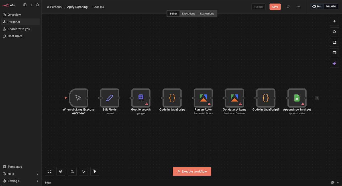 SerpApiとApifyのインストールのイメージ
