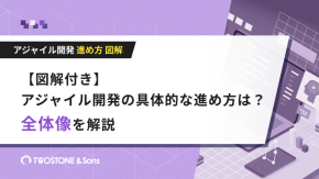 【図解付き】アジャイル開発の具体的な進め方は？全体像を解説のイメージ