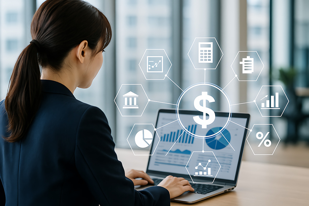 遵守すべき法律の要請や外部からのサイバー攻撃という脅威から企業の生命線である経理データを守り抜く経理DXのイメージ