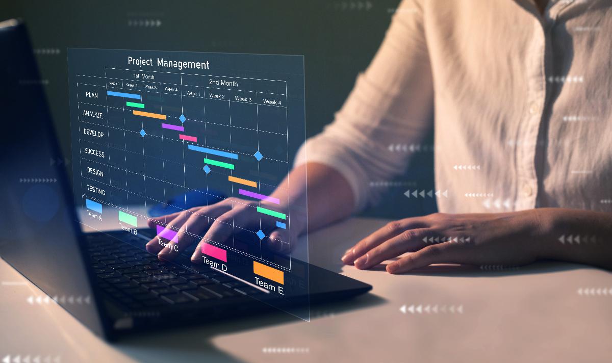 日常的なツールをビジネスに活用する利便性を表すタスク管理のイメージ