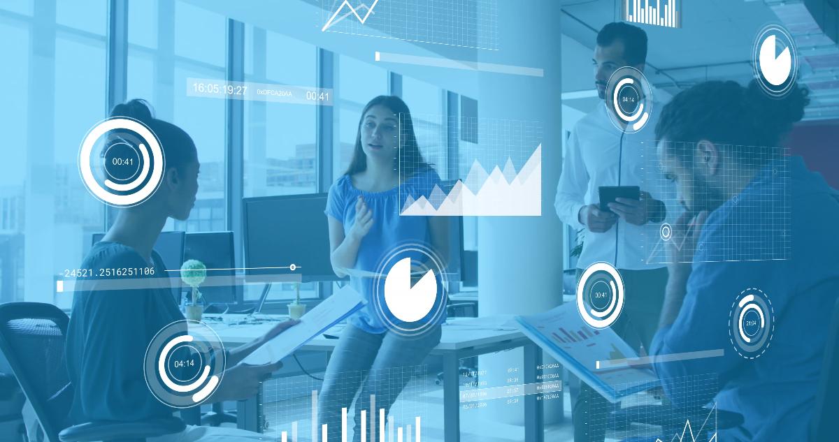 様々なビジネスシーンでの導入効果を表すタスク管理のイメージ